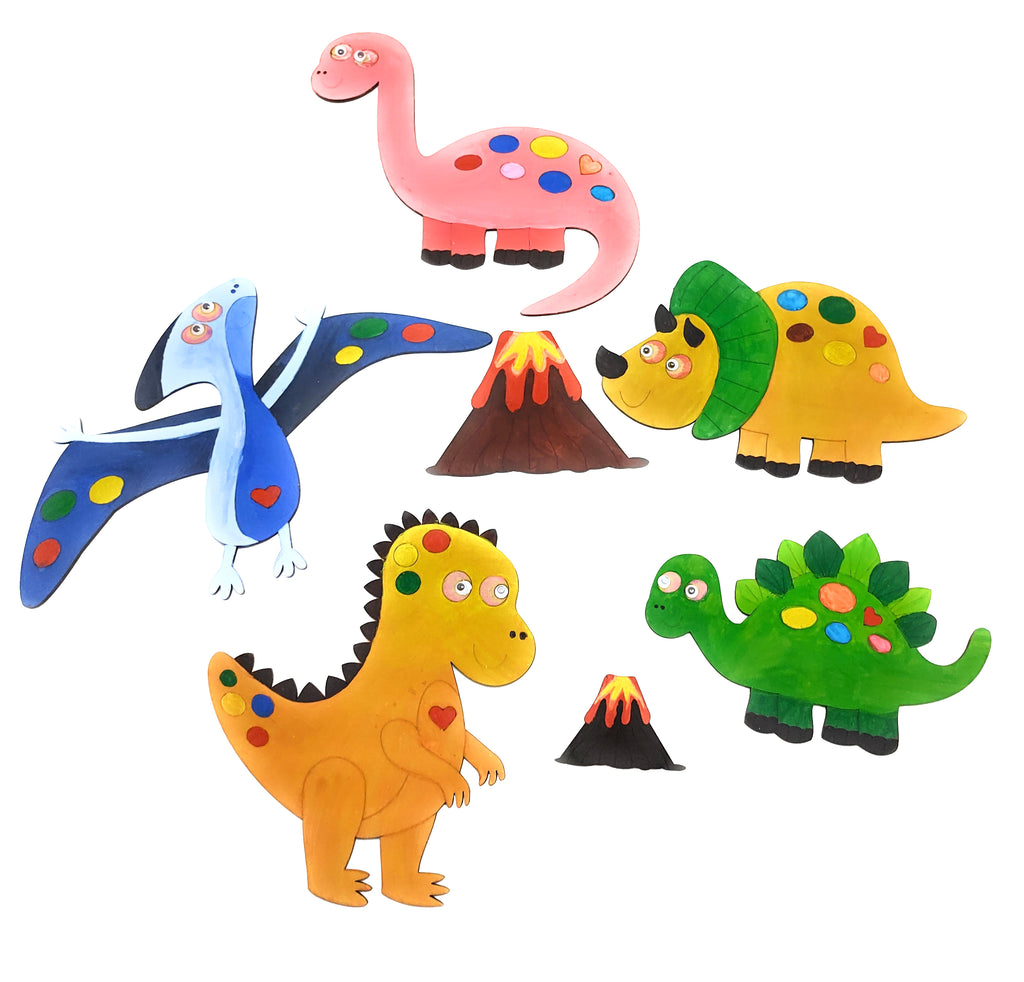 COASTLINE CRAFT Dinosaur Painting Kit for Kids w India